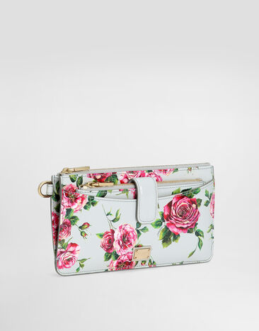 Dolce & Gabbana Polished calfskin card holder Print BI3335A6O23