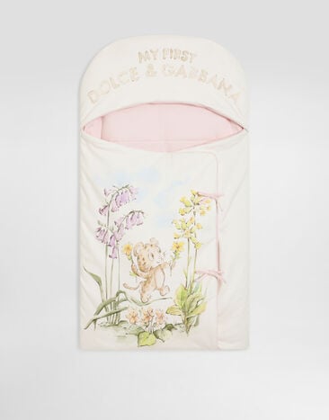 Dolce & Gabbana Interlock baby nest White LNJAJ1G7P8V