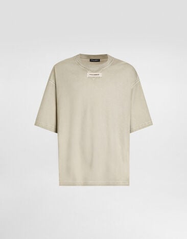 Dolce & Gabbana Cotton t-shirt Dolce & Gabbana Cotton t-shirt Beige G8TJ6TG7PPQ