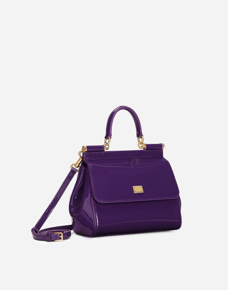 Dolce & Gabbana Henkeltasche Sicily mittelgroß Violett BB6003A1471