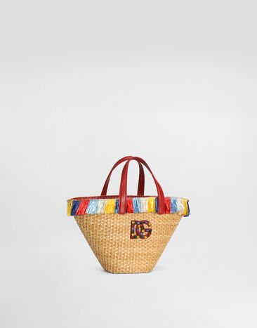 Dolce & Gabbana Raffia coffa bag Multicolor EB0249AX368