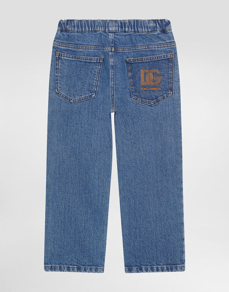 Dolce & Gabbana 5-Pocket-Hose aus Denim Dolce & Gabbana 5-Pocket-Hose aus Denim Multicolor L42F85LDD40