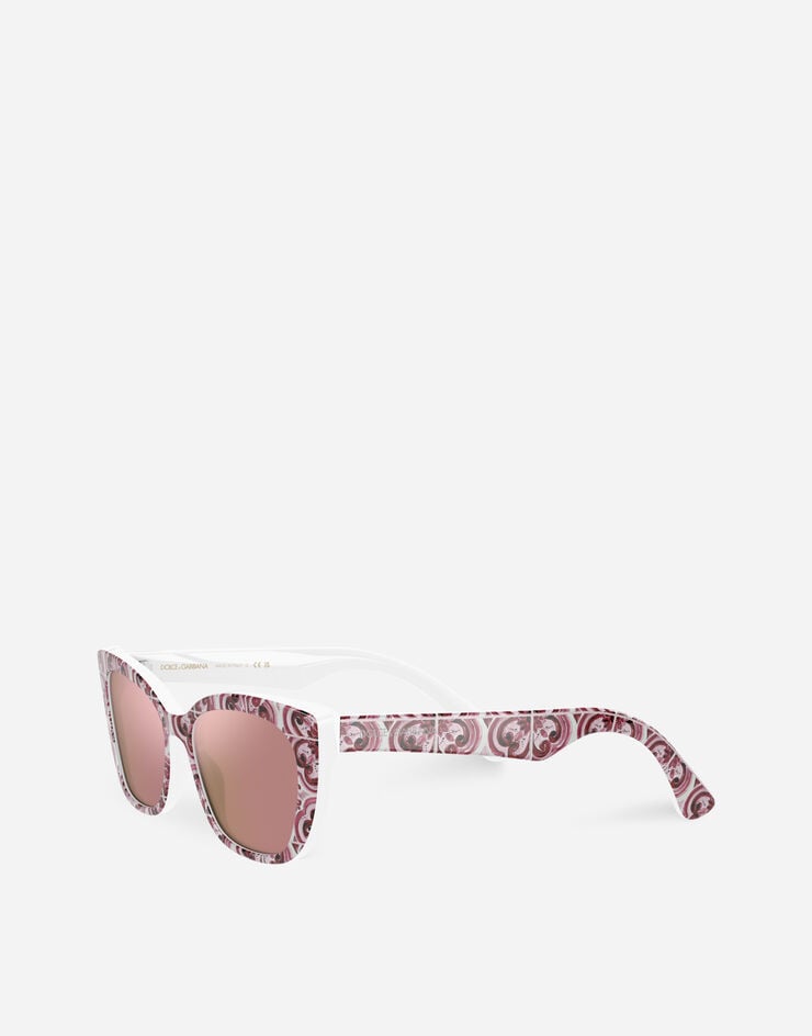 Dolce & Gabbana Солнцезащитные очки Maiolica Fucsia Фуксия майолика VG442CVP5E4