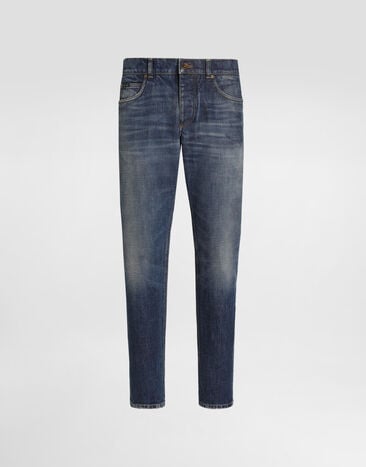 Dolce & Gabbana بنطال من دنيم Multicolor GP22ZDG8PO6