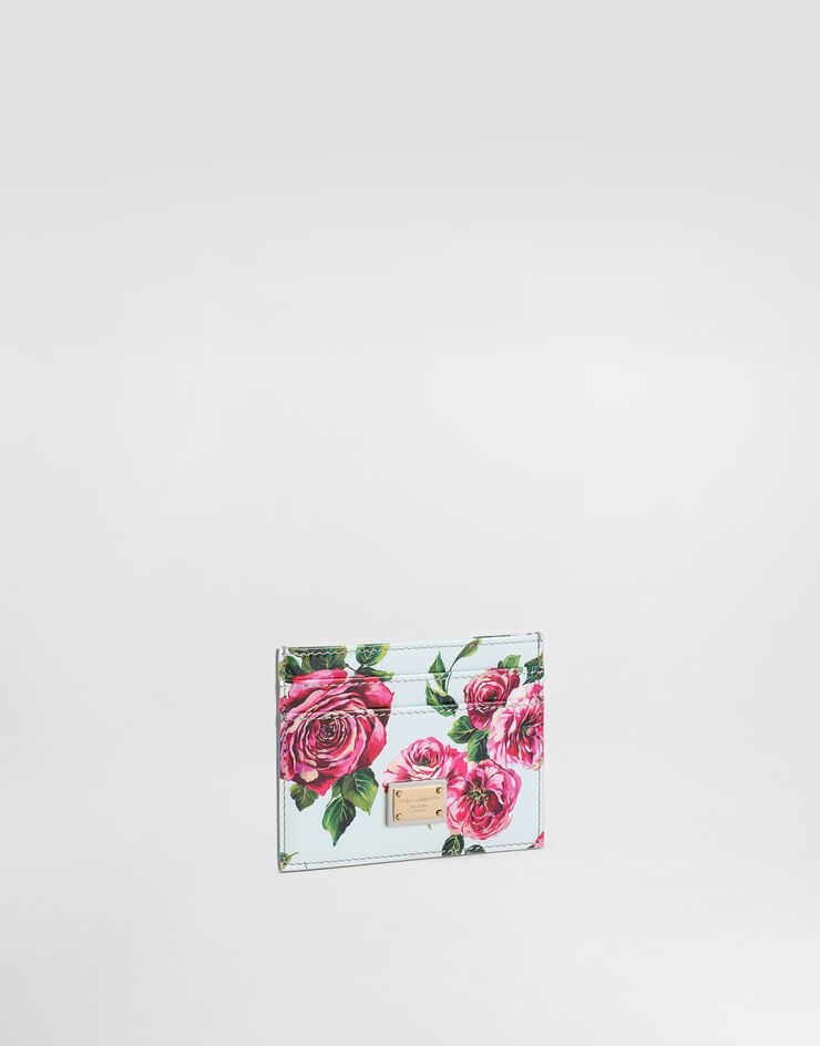 Dolce & Gabbana Polished calfskin card holder Print BI0330A6O23