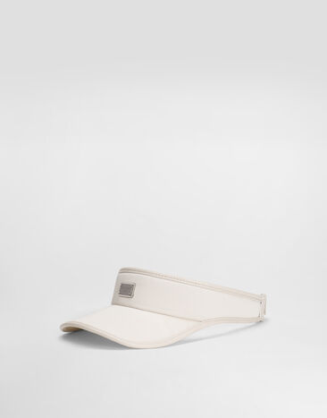 Dolce & Gabbana Gabardine peak with logo Beige GH910AFUFL3