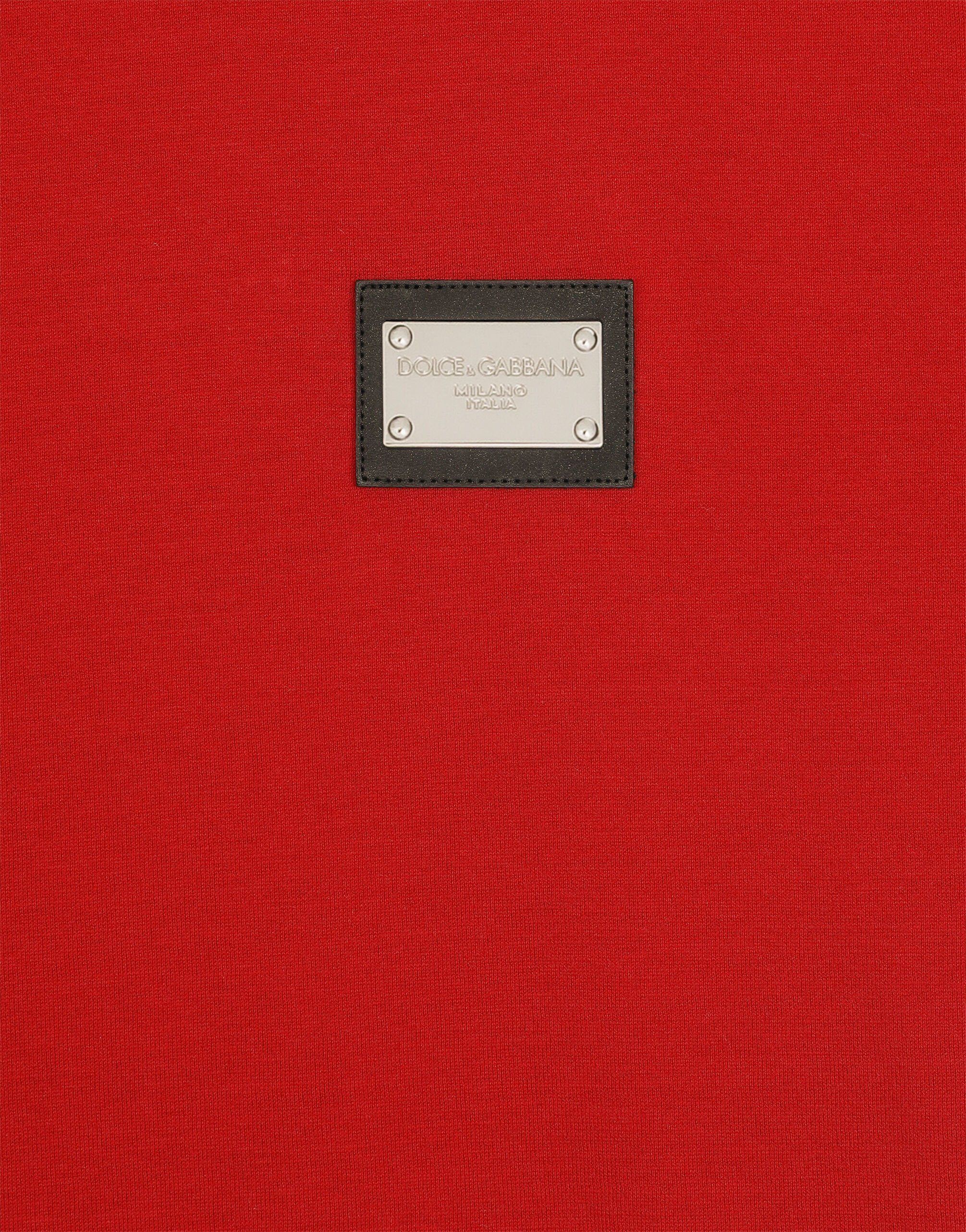 Dolce and gabbana red t shirt clearance
