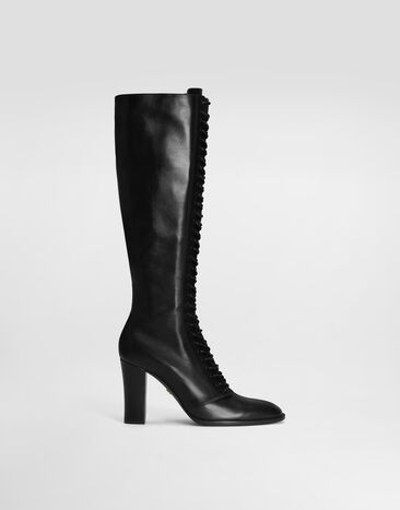 Dolce & Gabbana Calfskin boots Black CU1361A3T95