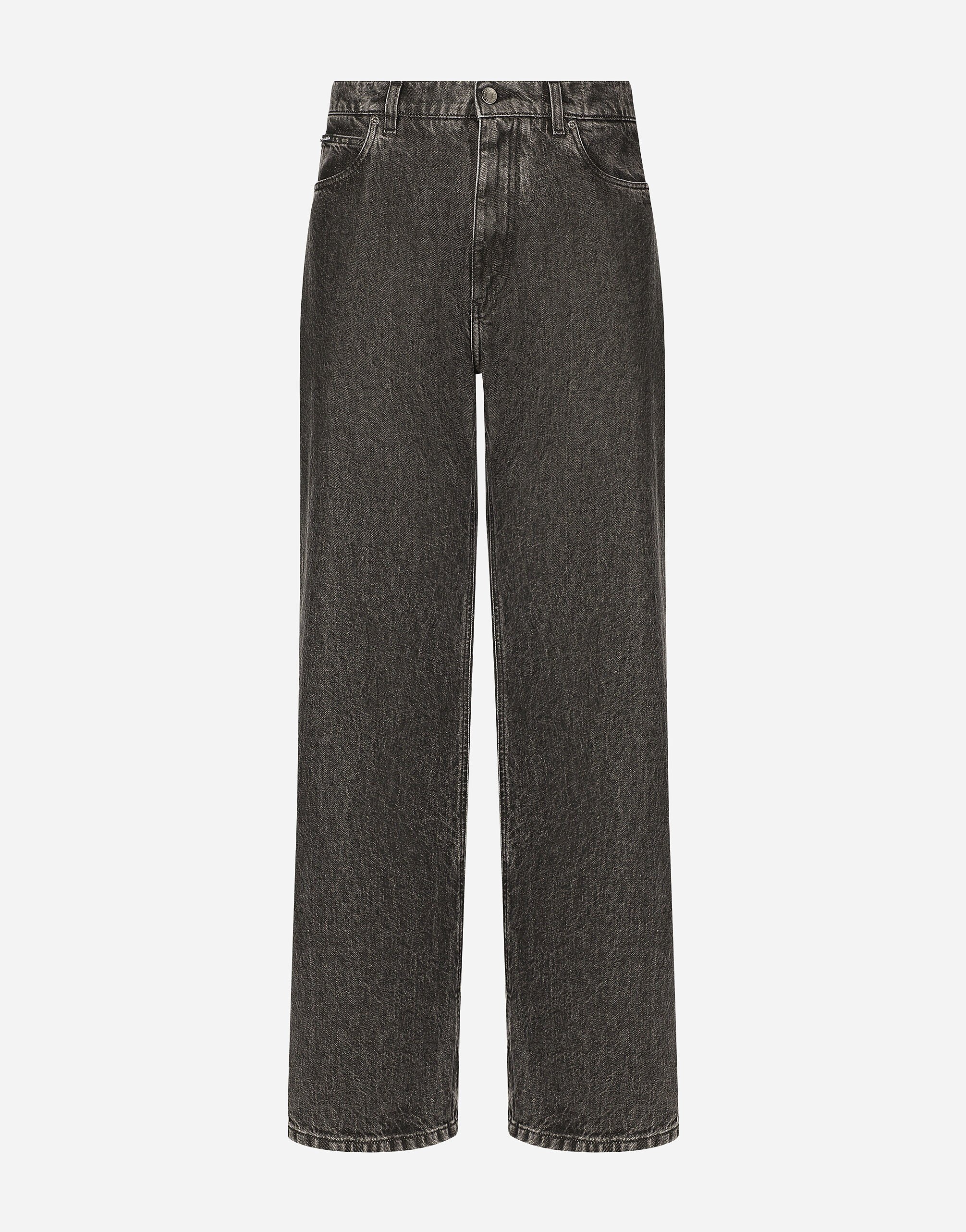 Oversize denim jeans in Multicolor for Men | Dolce&Gabbana® US