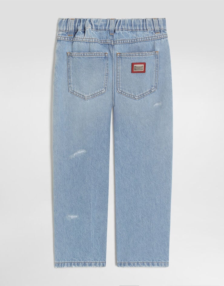 Dolce & Gabbana Pantalon en denim avec 5 poches Dolce & Gabbana Pantalon en denim avec 5 poches Blue L42F92LDD95