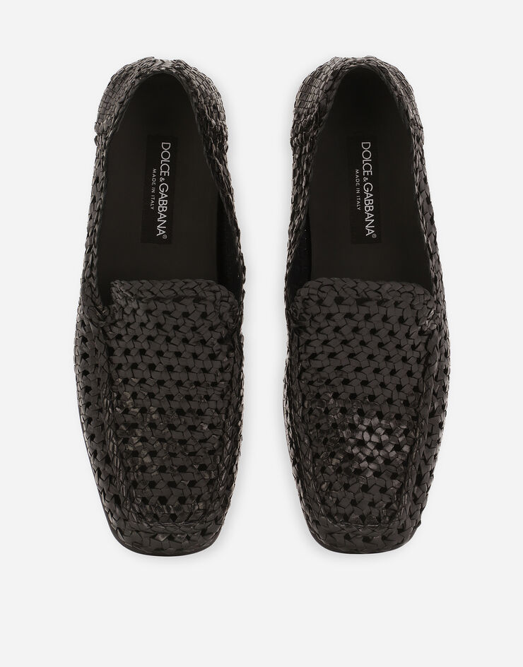 Dolce & Gabbana Goatskin slippers Black A50634AZ870