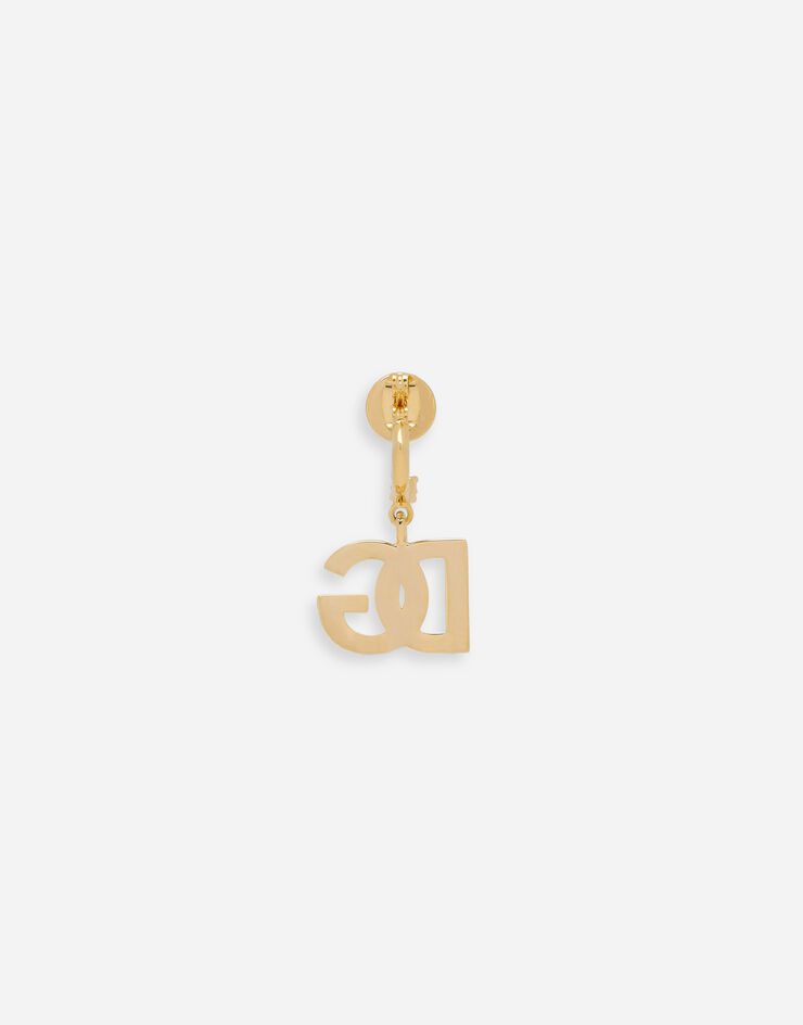 Dolce & Gabbana Mono orecchino con logo DG Gold WEP1L5W1111