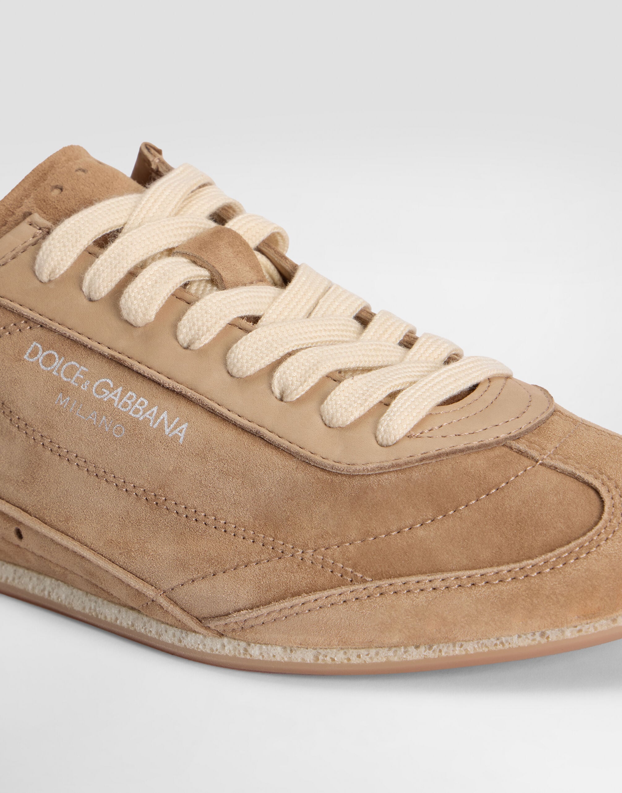 akaruimirai DOLCE&GABBANA スエードシューズ Suede Lipari in Beige for Men | Dolce&Gabbana® US