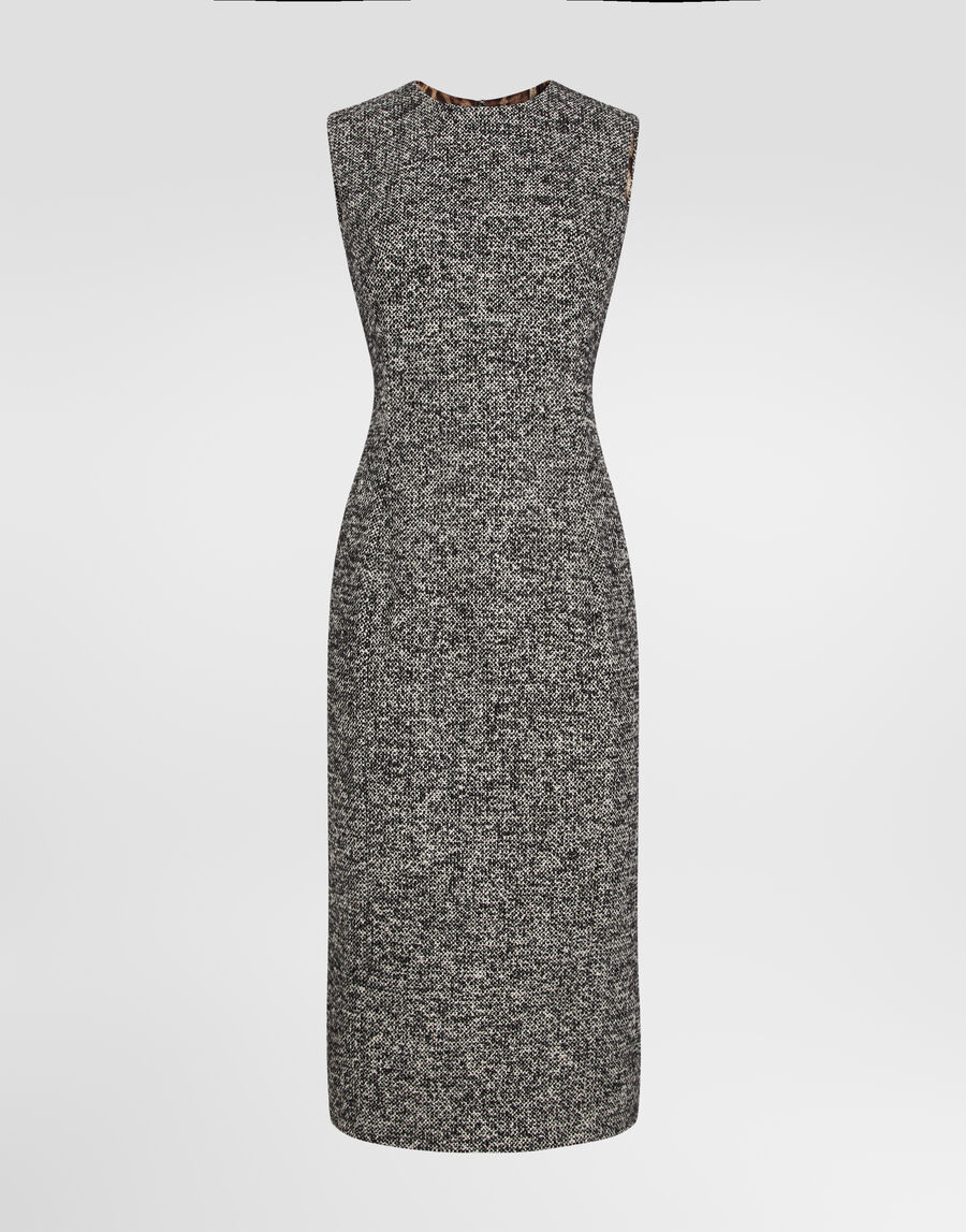 Wool-blend dress