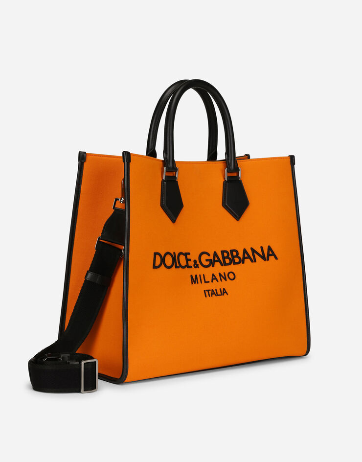 Dolce & Gabbana Edge shopper with embroidered logo Multicolor BM1796AO997
