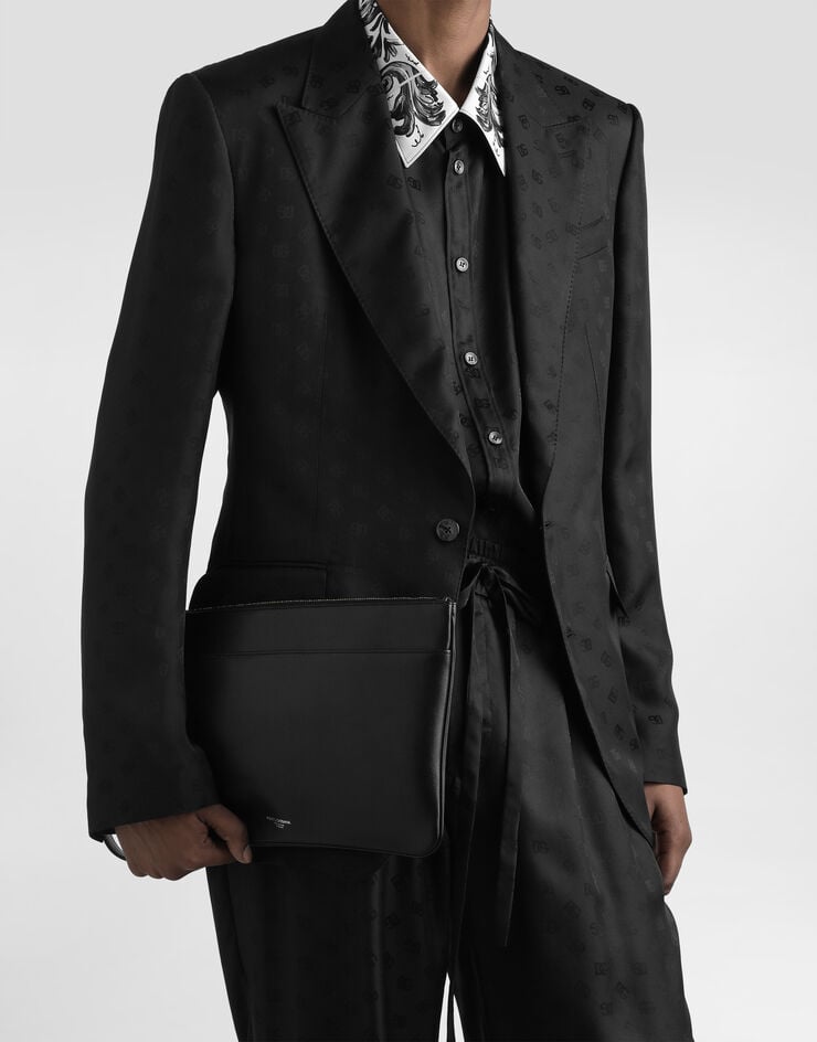 Dolce & Gabbana Calfskin necessaire Black BP3294AV956