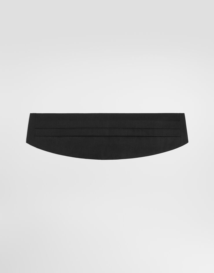 Dolce & Gabbana Satin cummerbund belt Black FB424AGDB4K