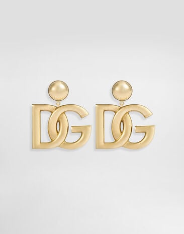 Dolce & Gabbana Clip-on earrings with DG logo Gold WEN6P2W1111
