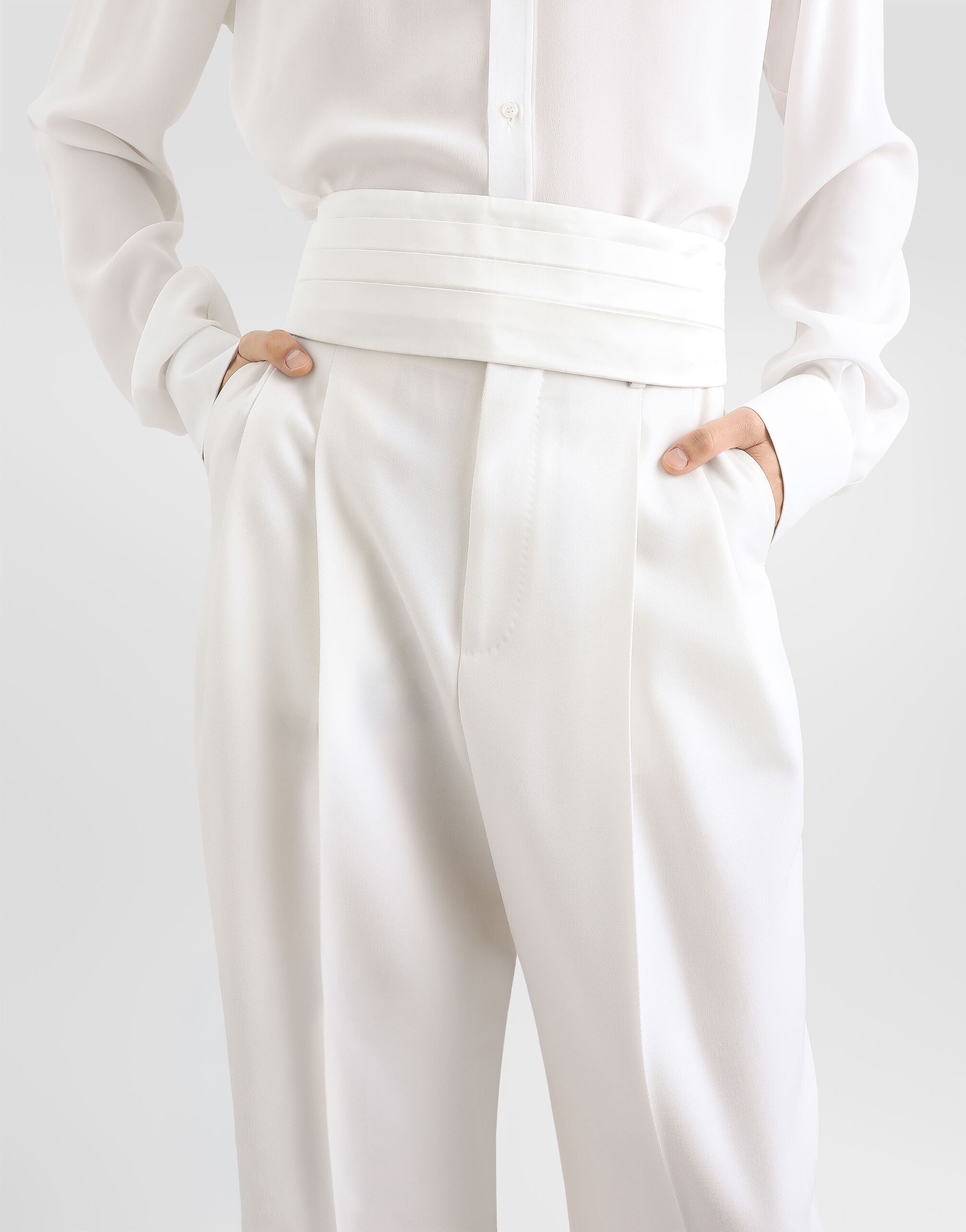 Wool Tuxedo trousers - thumbnail 4