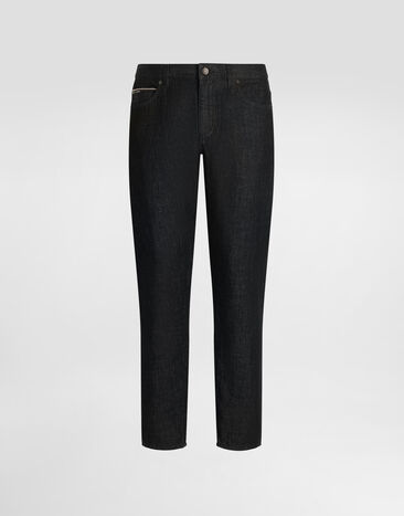 Dolce & Gabbana Regular-fit cotton jeans with tag Multicolor G5MO3DG8MD8