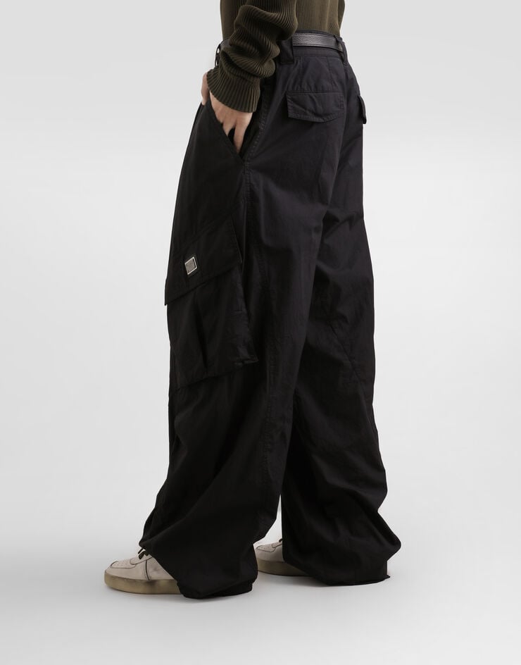 Dolce & Gabbana Poplin trousers Black GP1C1TFUFN9