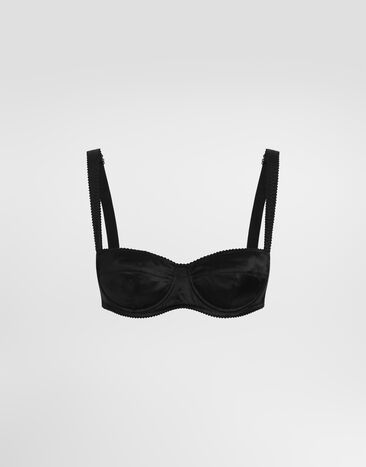 Dolce & Gabbana Soutien-gorge balconnet en satin Noir O1A12TONO13