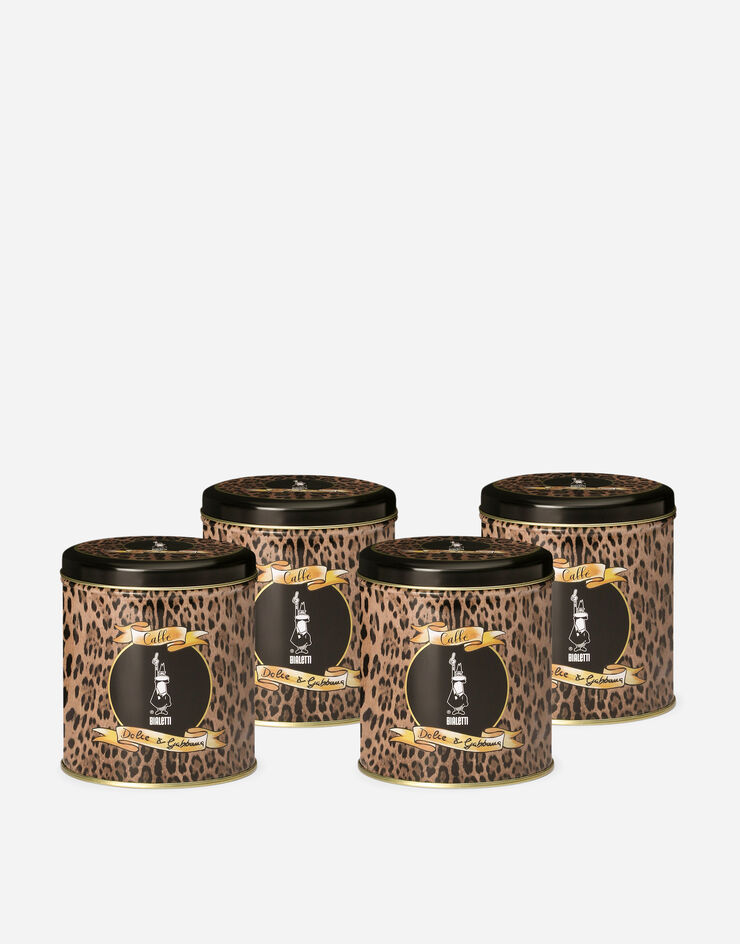Dolce & Gabbana 4 Boîtes de Café en fer blanc BIALETTI DOLCE&GABBANA Multicolore TCCS04TCAEI