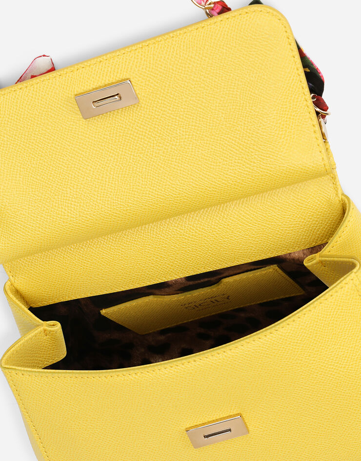 Dolce & Gabbana Sac à main Sicily moyen format Jaune BB6003B5876