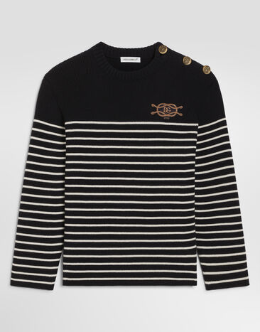 Dolce & Gabbana Wool pullover Blue L4KWK2JDVL7