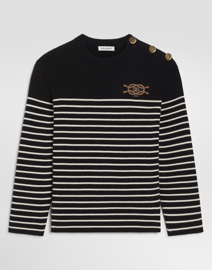 Dolce & Gabbana Wool pullover Blue L4KWK2JDVL7