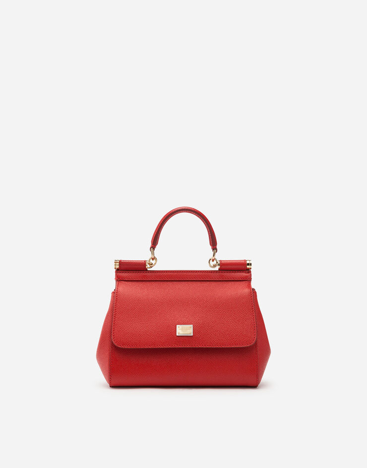 Dolce & Gabbana Henkeltasche Sicily mittelgroß ROT BB6003A1001