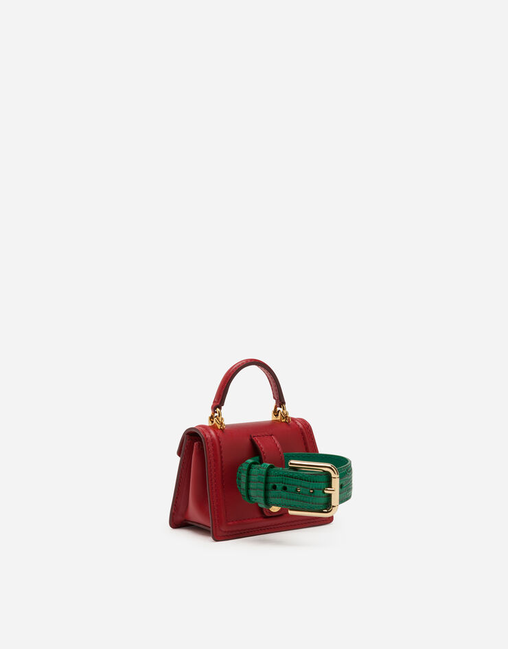 Dolce & Gabbana 플레인 카프스킨 디보션 마이크로백 레드 BI1400AV893