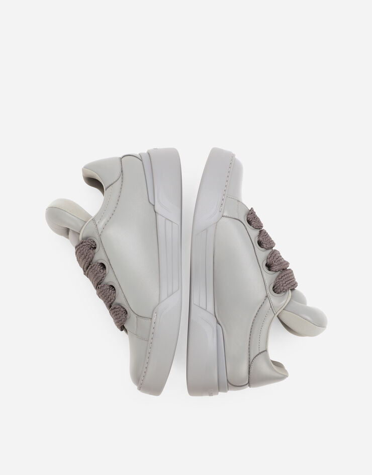 Dolce&Gabbana Sneaker Mega Skate aus Nappaleder Grau CS2223AP555