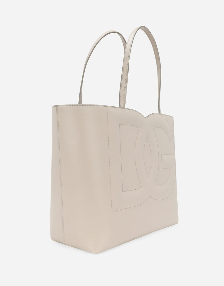 Dolce & Gabbana Bolso shopper DG Logo mediano Beige BB7338AW576