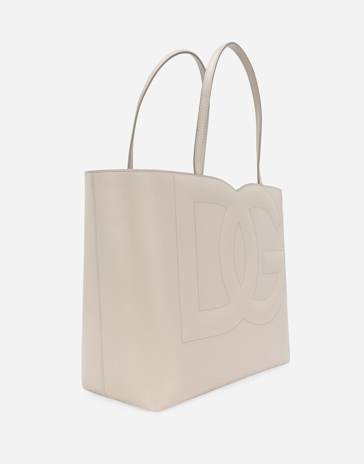 Dolce & Gabbana Medium DG Logo Bag shopper Beige BB7338AW576
