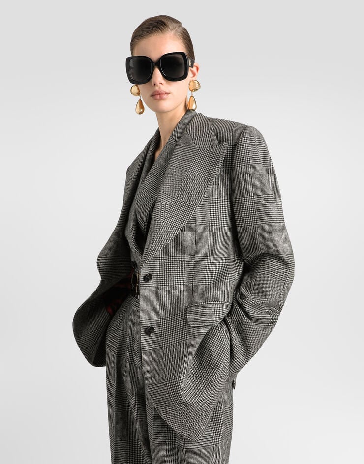Dolce & Gabbana 西装外套 法兰绒 单排扣 王子格纹 多色 F2JCBTFQ2O5