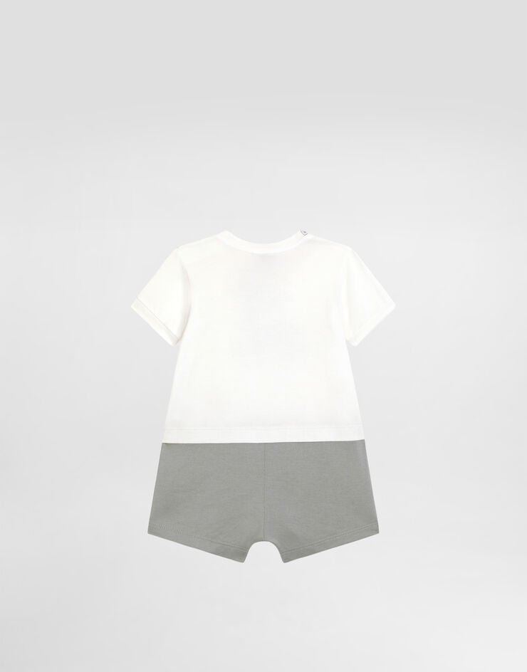 Dolce & Gabbana 2-piece jersey gift set with print Multicolor L1JO6TG7PTZ