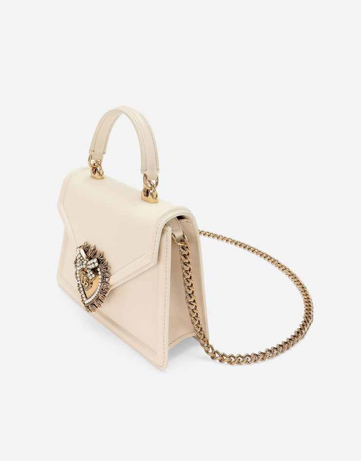 Dolce & Gabbana حقيبة ديفوشن صغيرة بمقبض علوي أبيض BB6711AV893