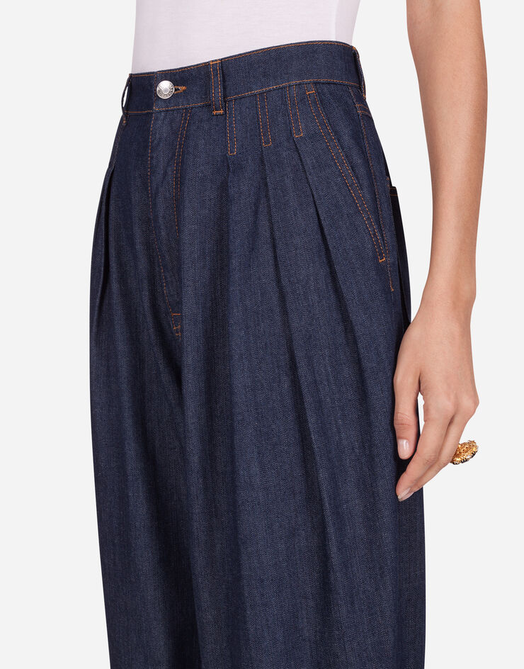 Dolce & Gabbana DENIM BALLOON PANTS BLU FTBPDDG899T