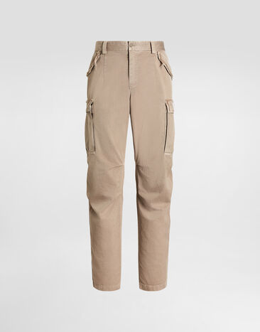 Dolce & Gabbana Cotton trousers Beige GVL5ATG8NU3