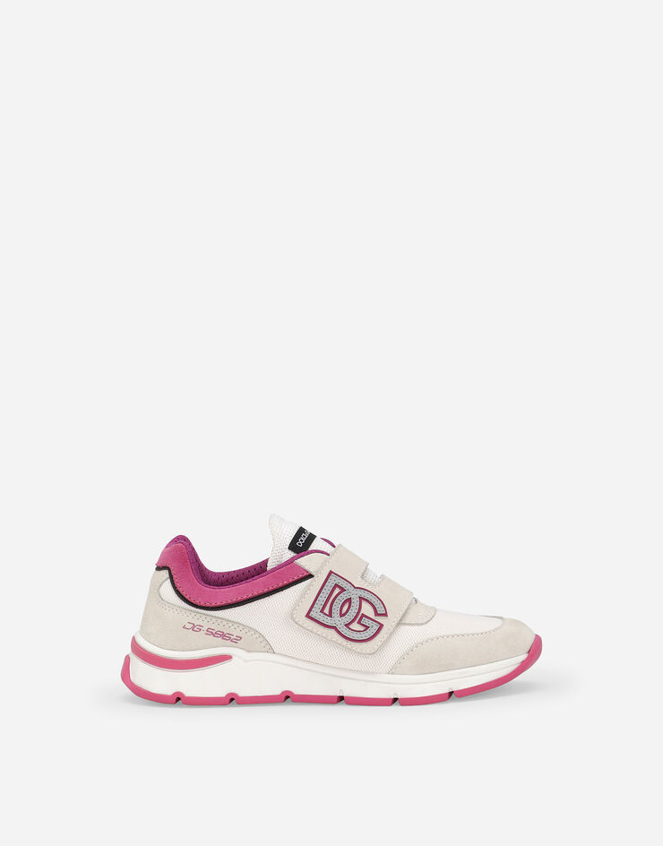 Dolce & Gabbana Zapatilla baja DG Running de malla y serraje Multicolor DA5187AA954