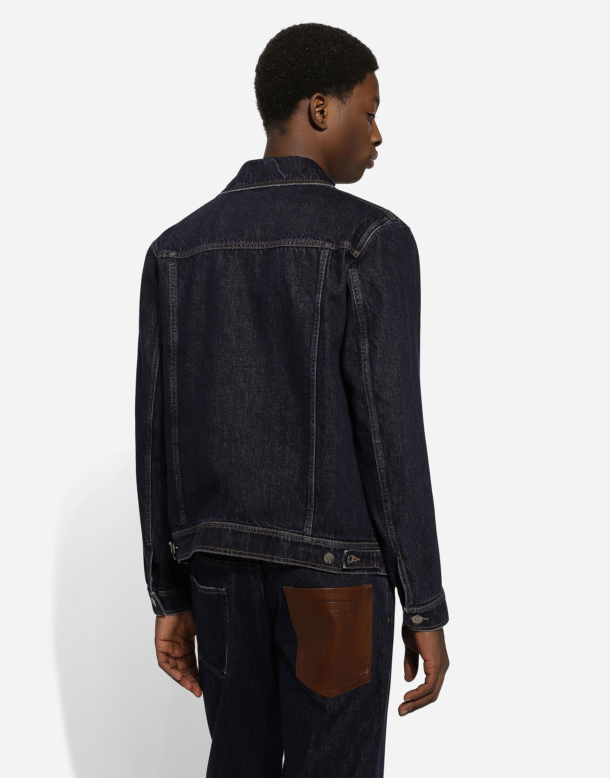 Dolce and gabbana mens jean jacket cheap