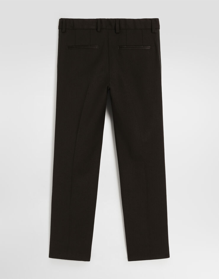 Dolce & Gabbana Bi-stretch twill trousers Dolce & Gabbana Bi-stretch twill trousers Black L45P14G7PQI