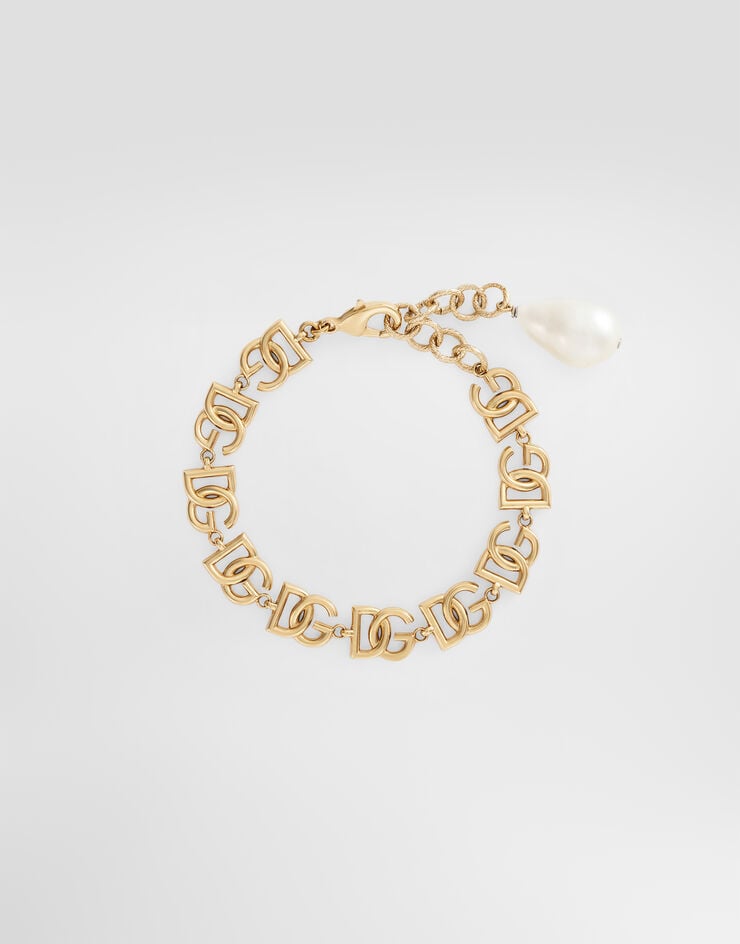 Dolce & Gabbana Bracelet with multiple DG logos Dolce & Gabbana Bracelet with multiple DG logos Gold WBP6L3W1111