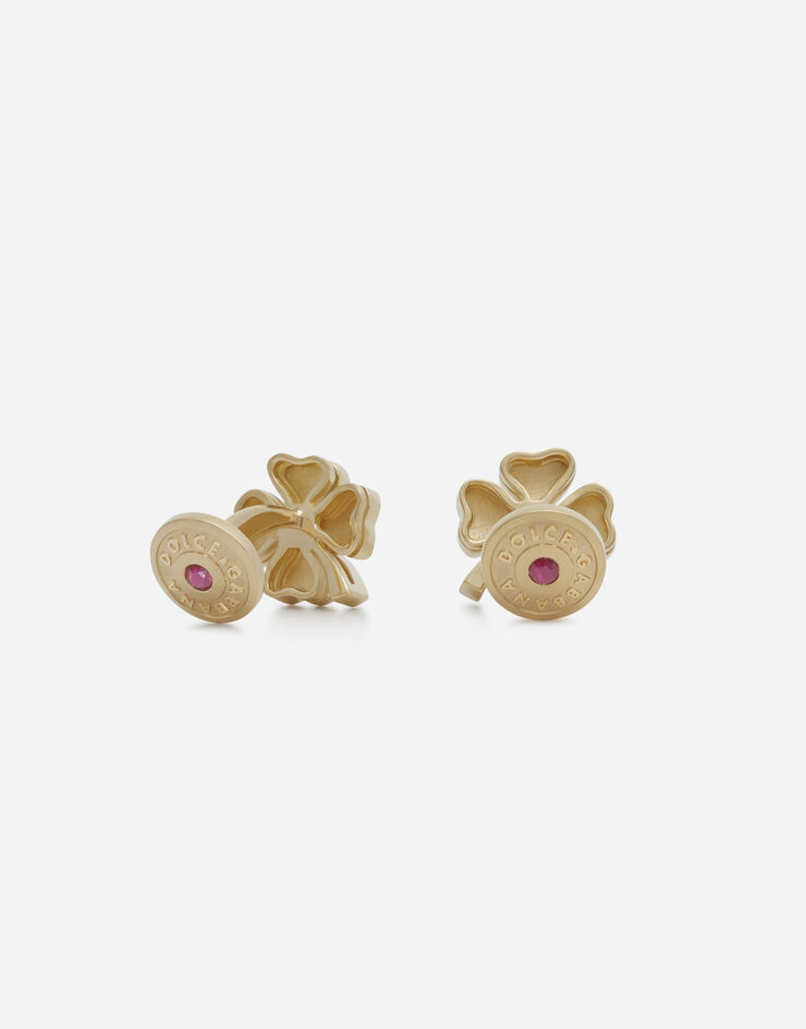 Dolce & Gabbana Boutons de manchettes Good luck en or jaune Doré WFJG2GW00R1