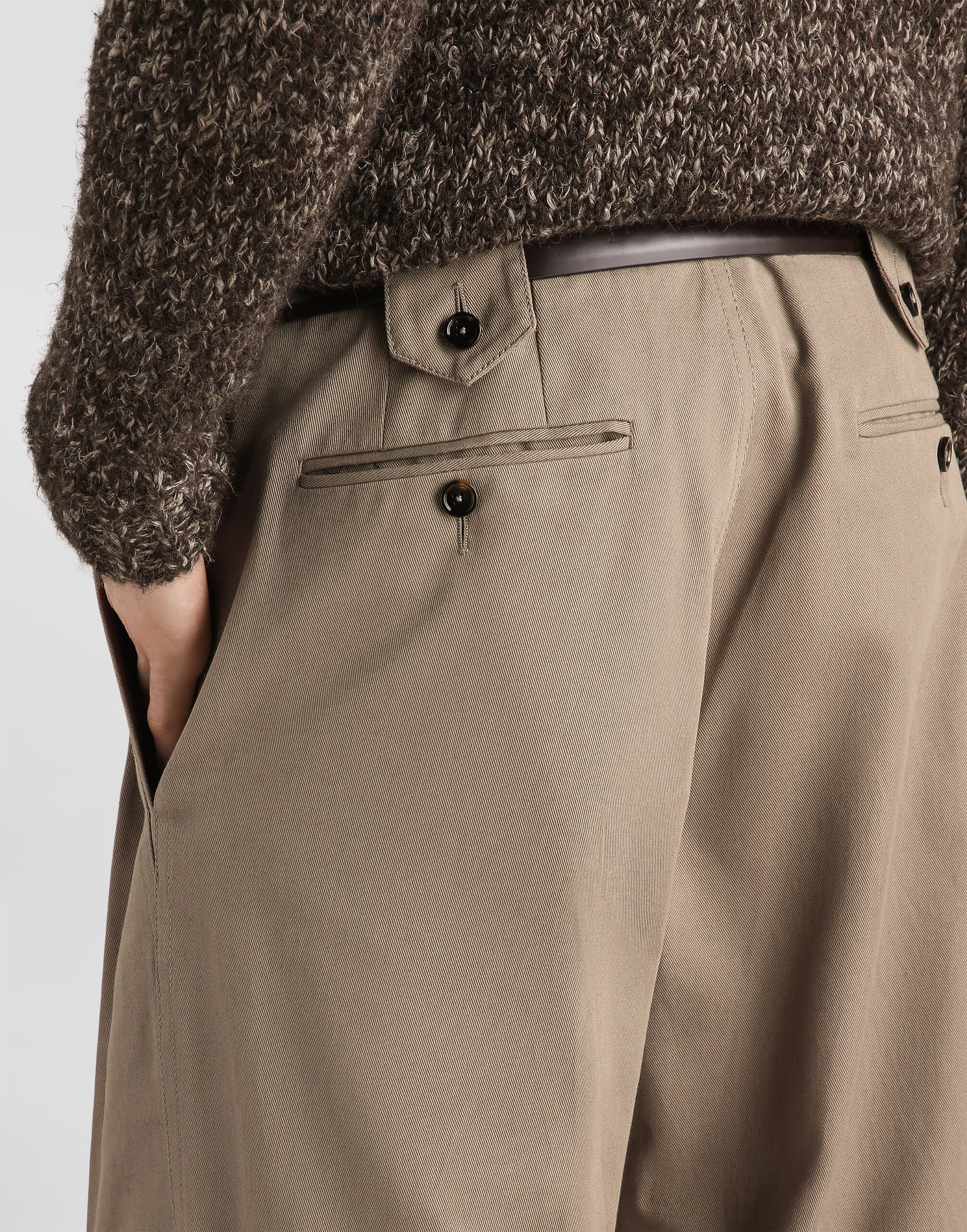Cotton twill trousers - thumbnail 5