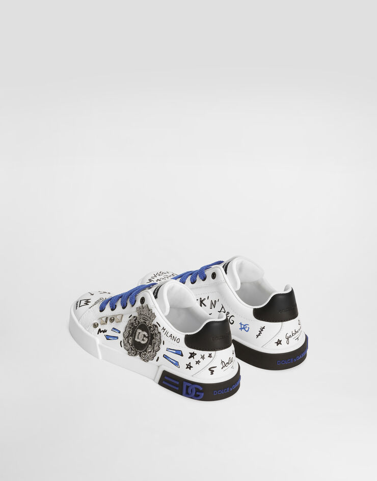 Dolce & Gabbana PORTOFINO LIGHT プリント カーフスキン スニーカー マルチカラー DA0702AH494