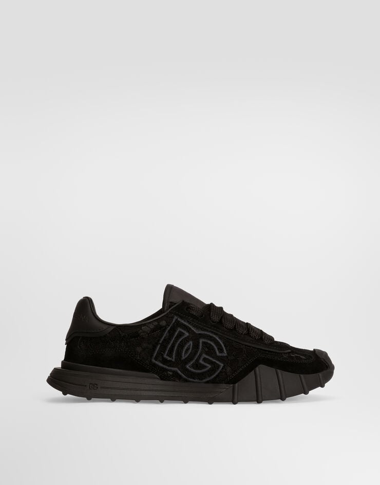 Dolce & Gabbana DG Athletic sneakers in lace Dolce & Gabbana DG Athletic sneakers in lace Black CK2487A3S64