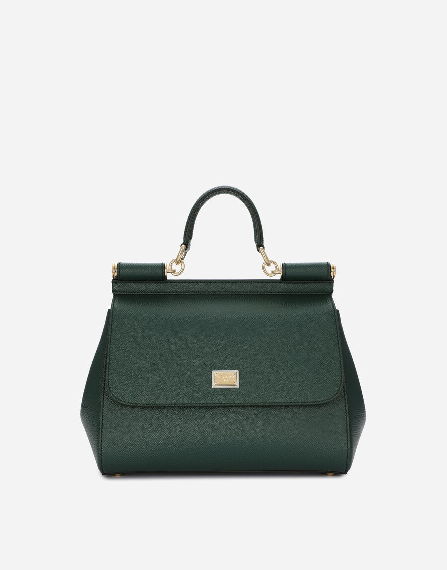 Large Sicily handbag in dauphine calfskin
