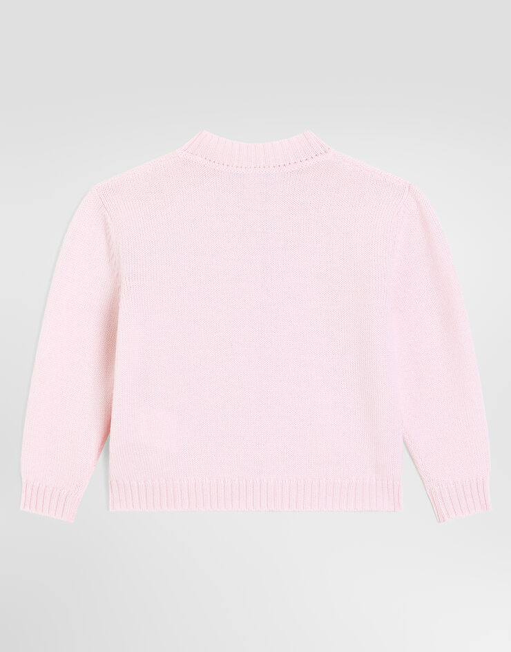 Dolce & Gabbana Virgin wool cardigan Pink L2KWNMJDVNG